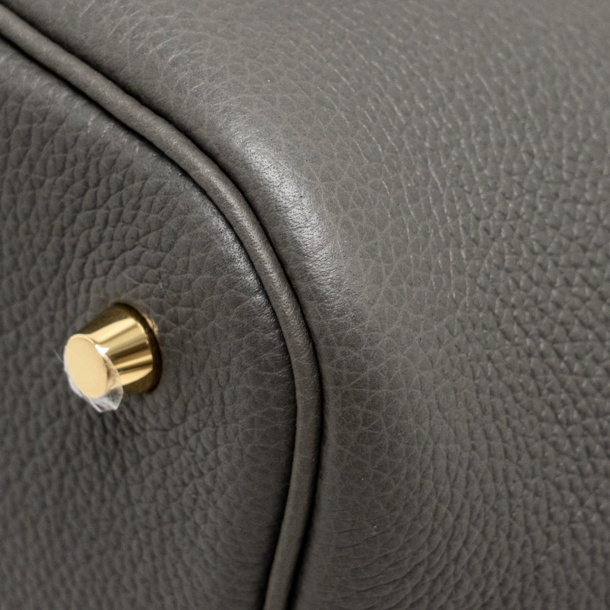 HERMES PICOTIN 22 LOCK BAG TAURILLON MAURICE GRAPHITE GHW