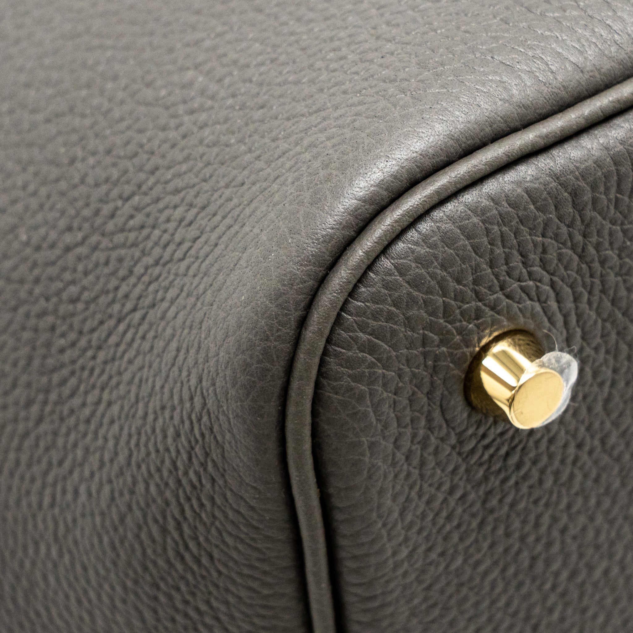 HERMES PICOTIN 22 LOCK BAG TAURILLON MAURICE GRAPHITE GHW