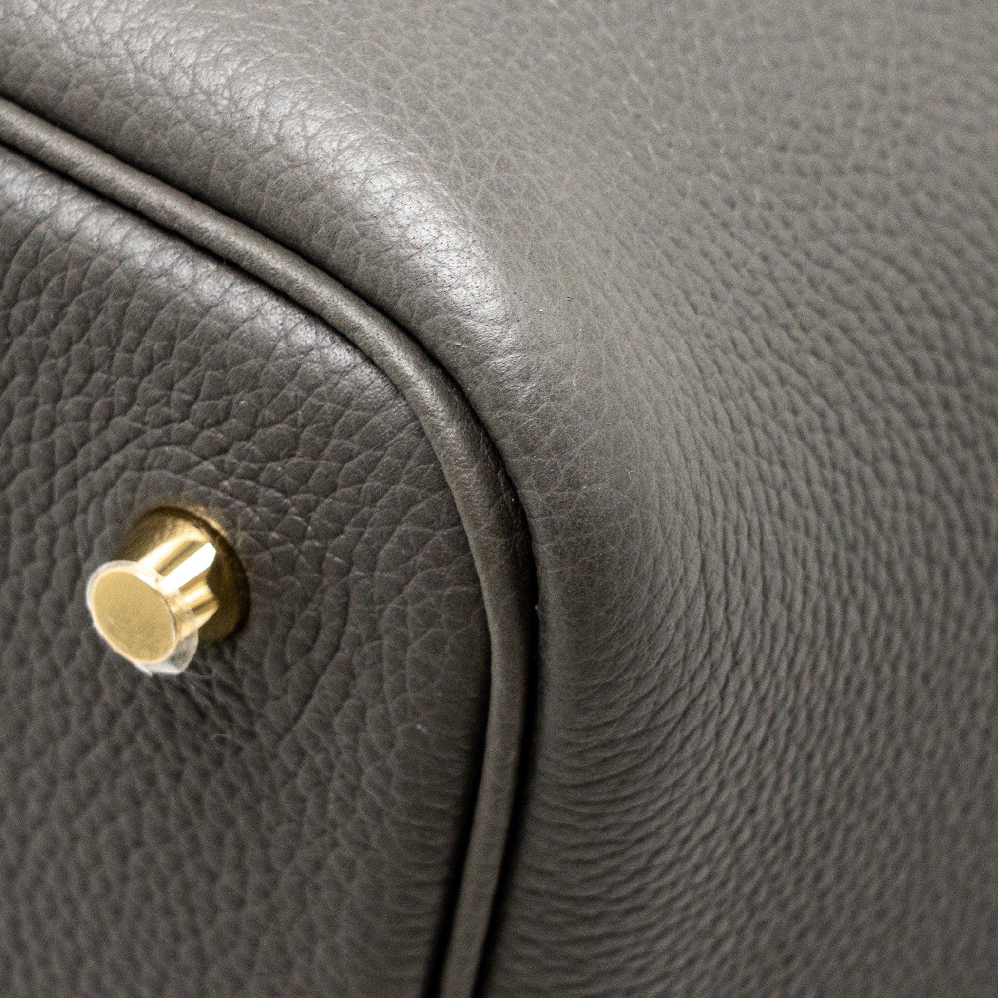 HERMES PICOTIN 22 LOCK BAG TAURILLON MAURICE GRAPHITE GHW
