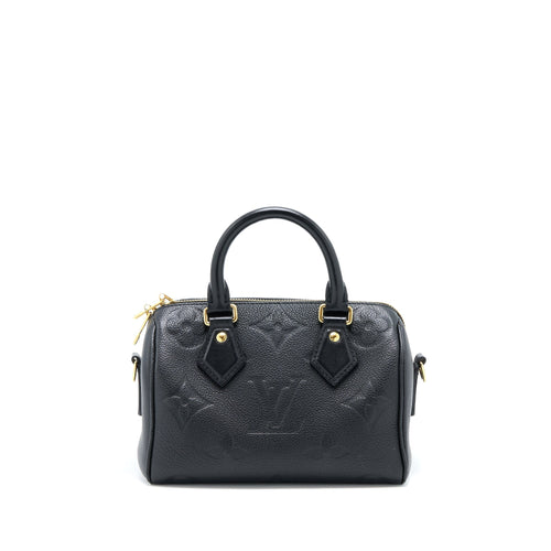LOUIS VUITTON SPEEDY 20 EMPREINTE BLACK GHW