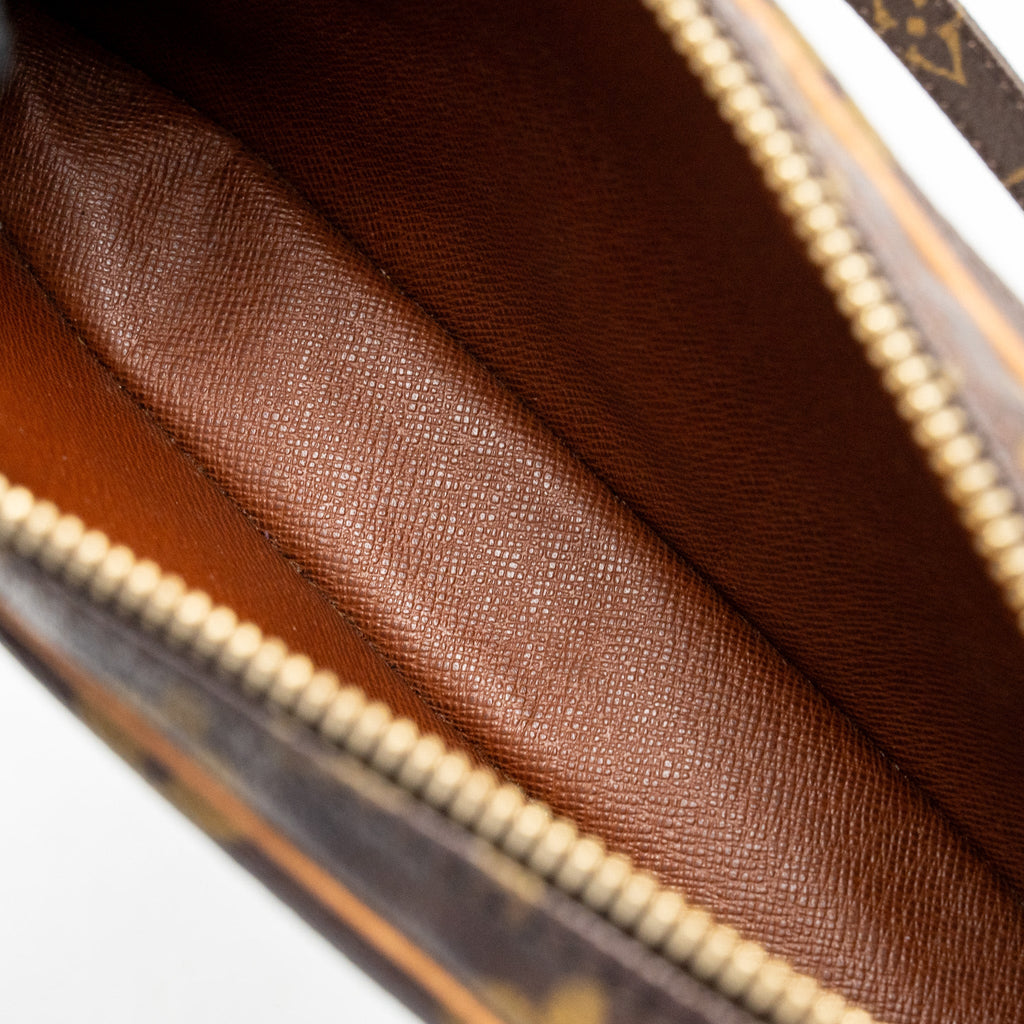 Louis Vuitton vintage pochette Marly Bandouliere monogram canvas GHW