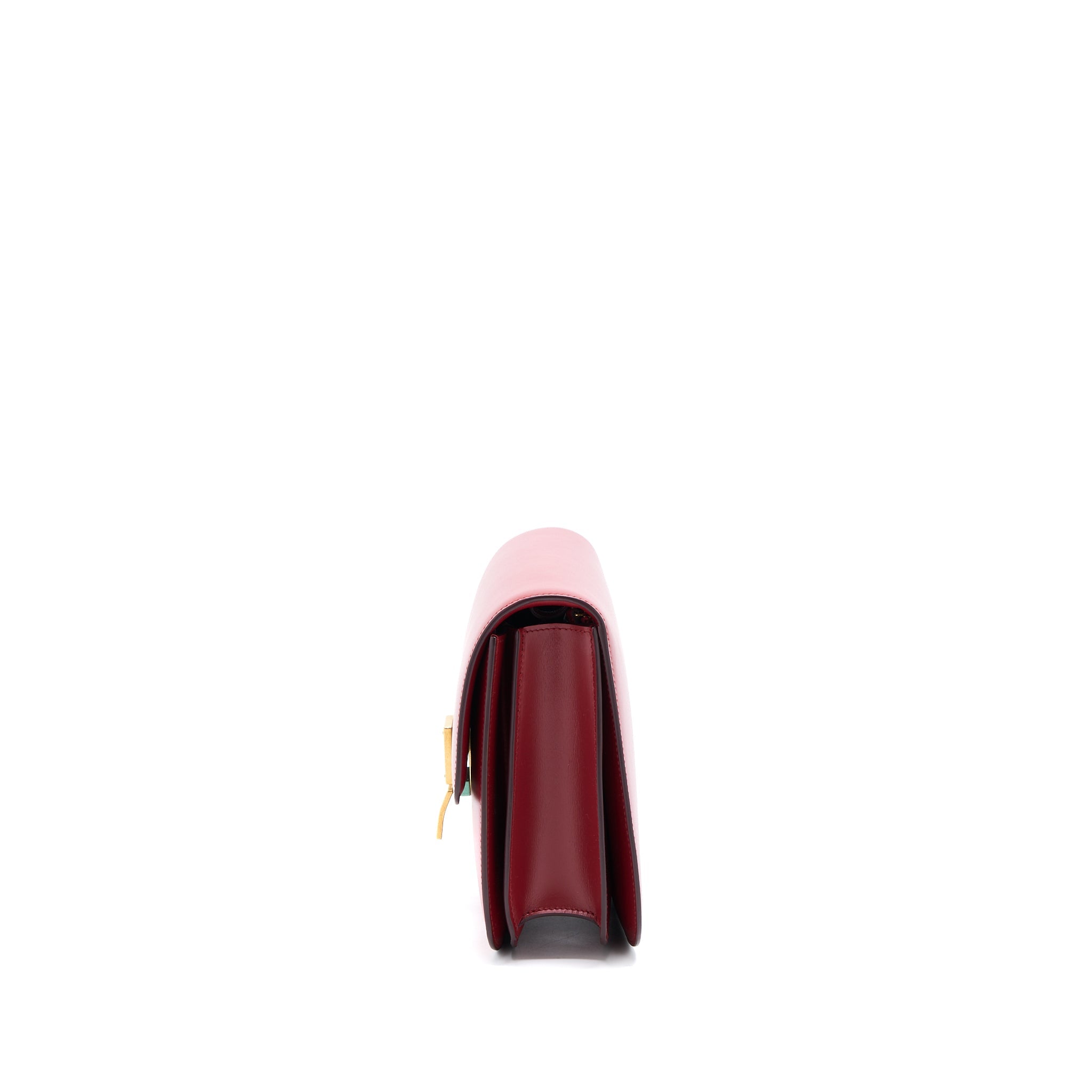 CELINE MEDIUM CLASSIC BOX BAG CALFSKIN RED GHW