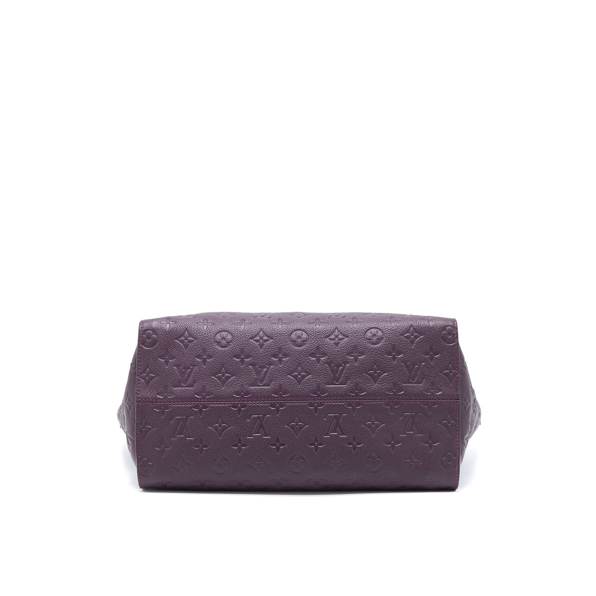 LOUIS VUITTON PETILLANCE TOTE BAG MONOGRAM EMPREINTE DARK PURPLE GHW