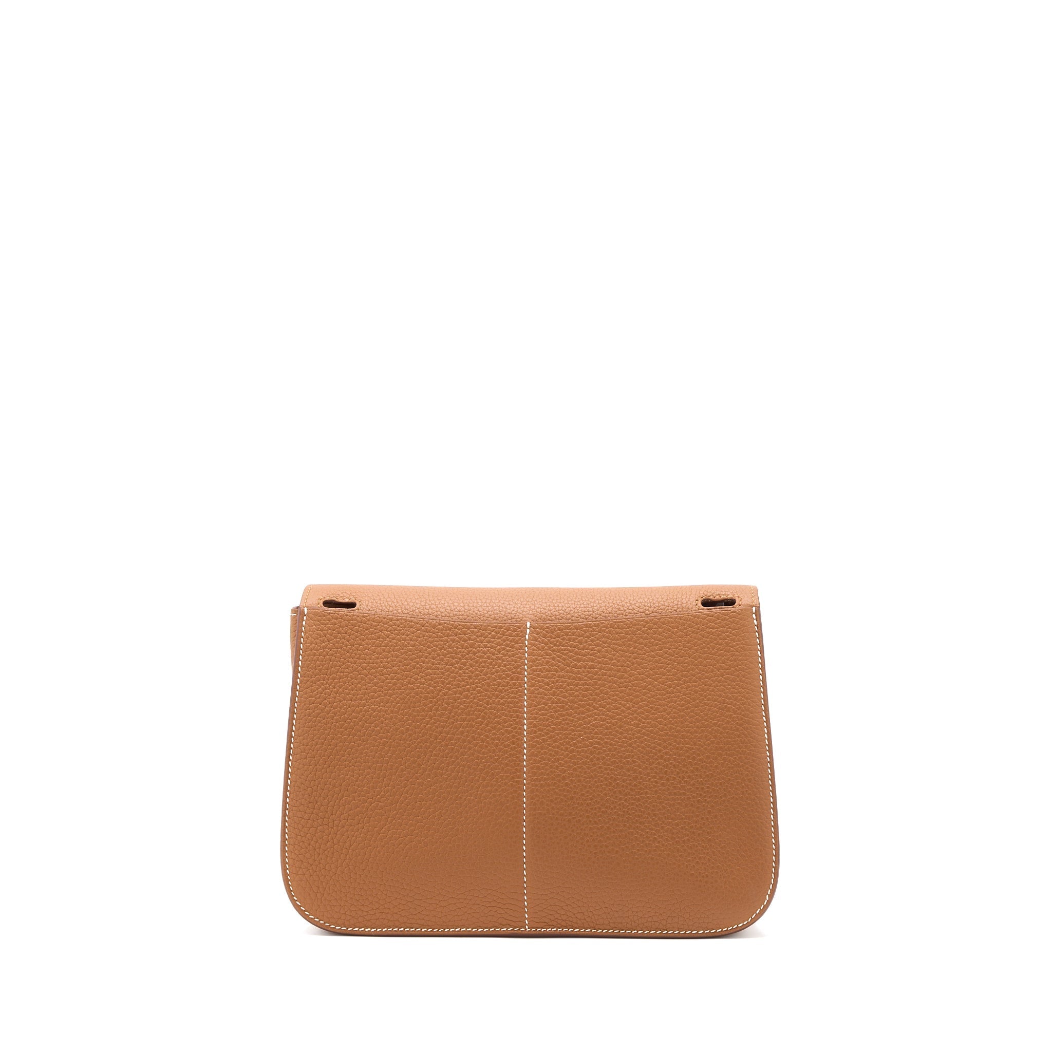 HERMES HALZAN 25 BAG CLEMENCE GOLD SHW