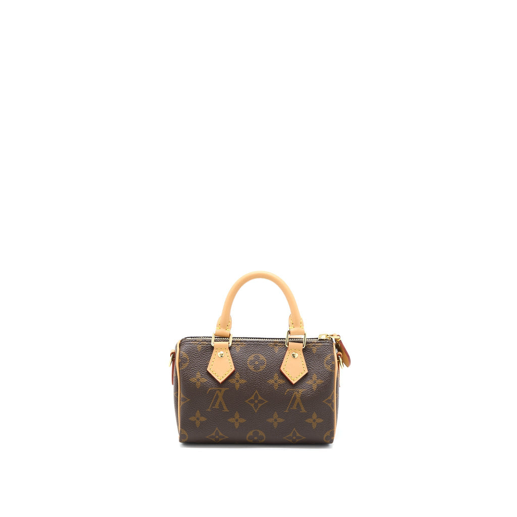 LOUIS VUITTON NANO SPEEDY MONOGRAM CANVAS GHW (NEW VERSION)