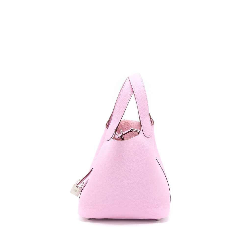 HERMES PICOTIN 18 LOCK BAG CLEMENCE MAUVE SYLVESTRE SHW