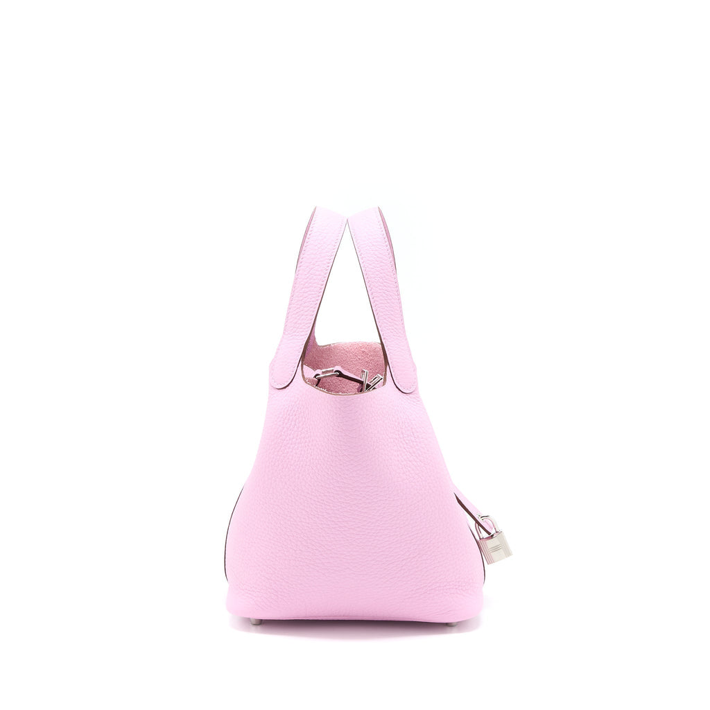 HERMES PICOTIN 18 LOCK BAG CLEMENCE MAUVE SYLVESTRE SHW