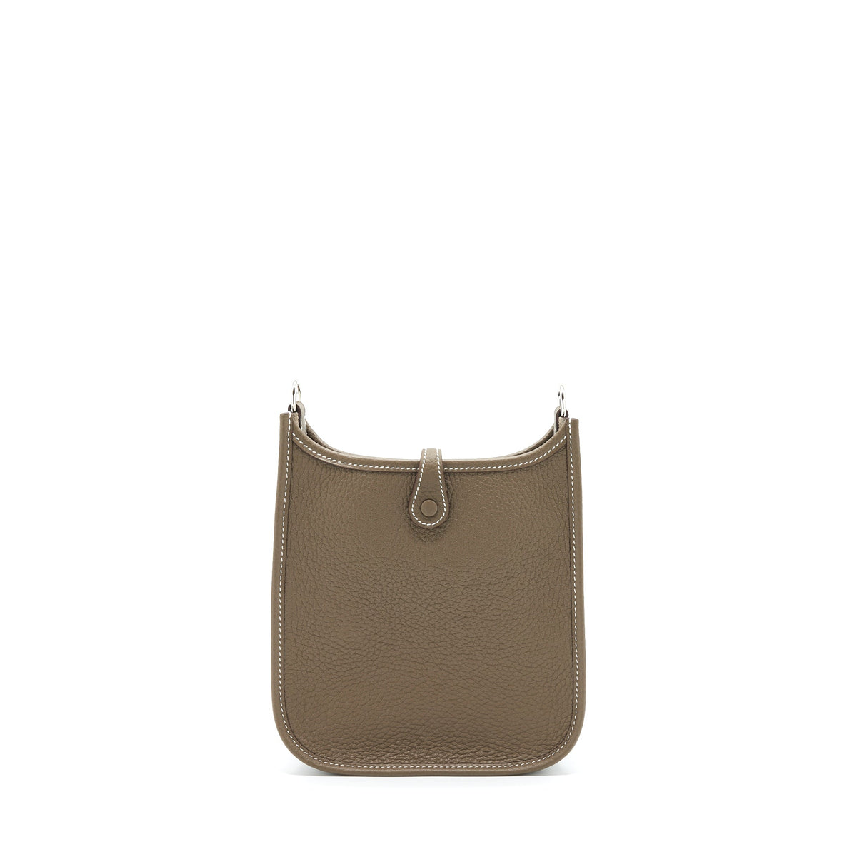 Hermes Mini Evelyne Clemence Etoupe SHW