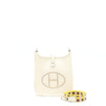 HERMES MINI EVELYNE CLEMENCE NATA WITH MULTICOLOUR STRAP SHW