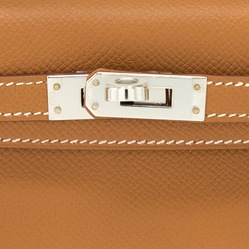 HERMES MINI KELLY EPSOM GOLD SHW