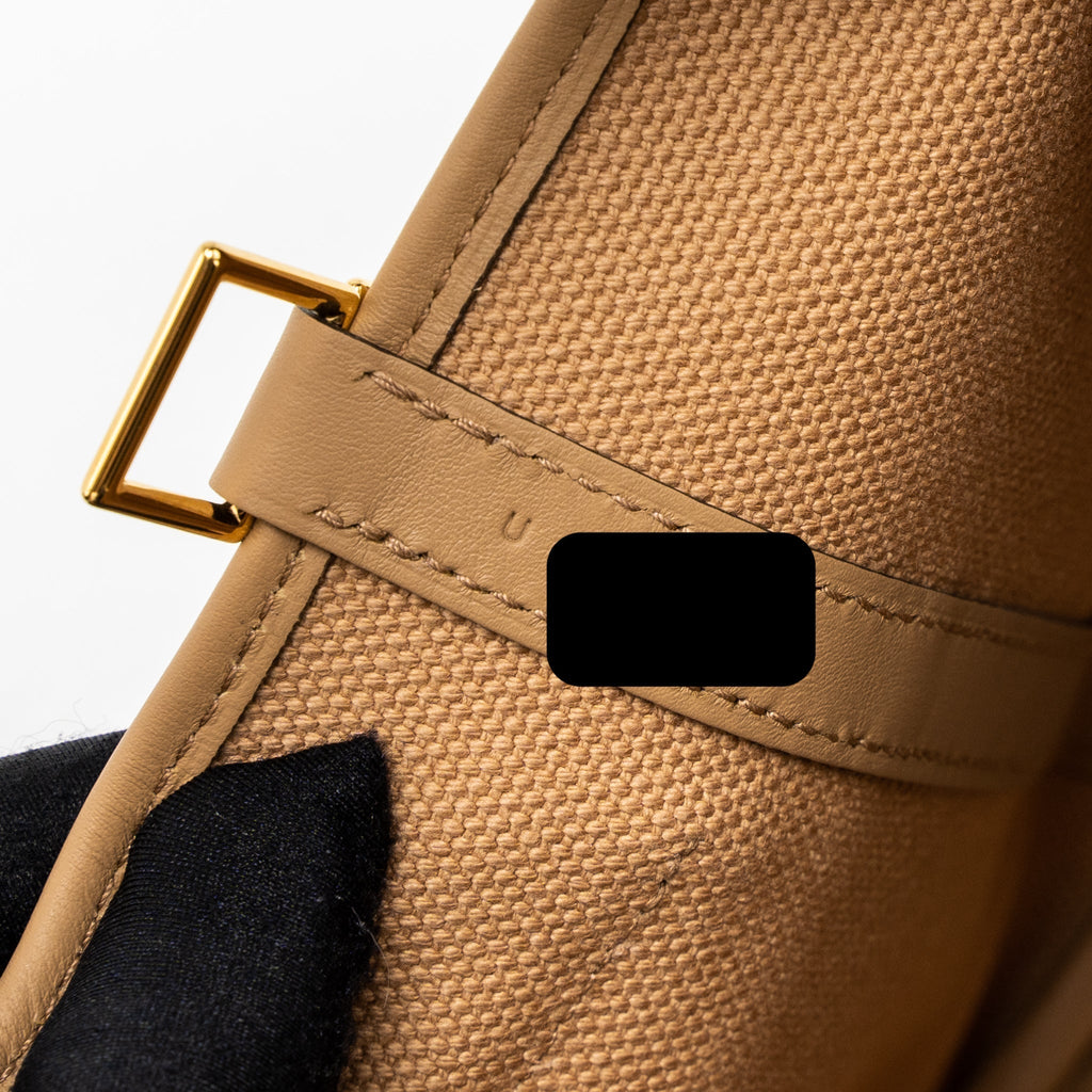 HERMES CARGO PICOTIN 18 POCKET BAG CANVAS/SWIFT CHAI GHW