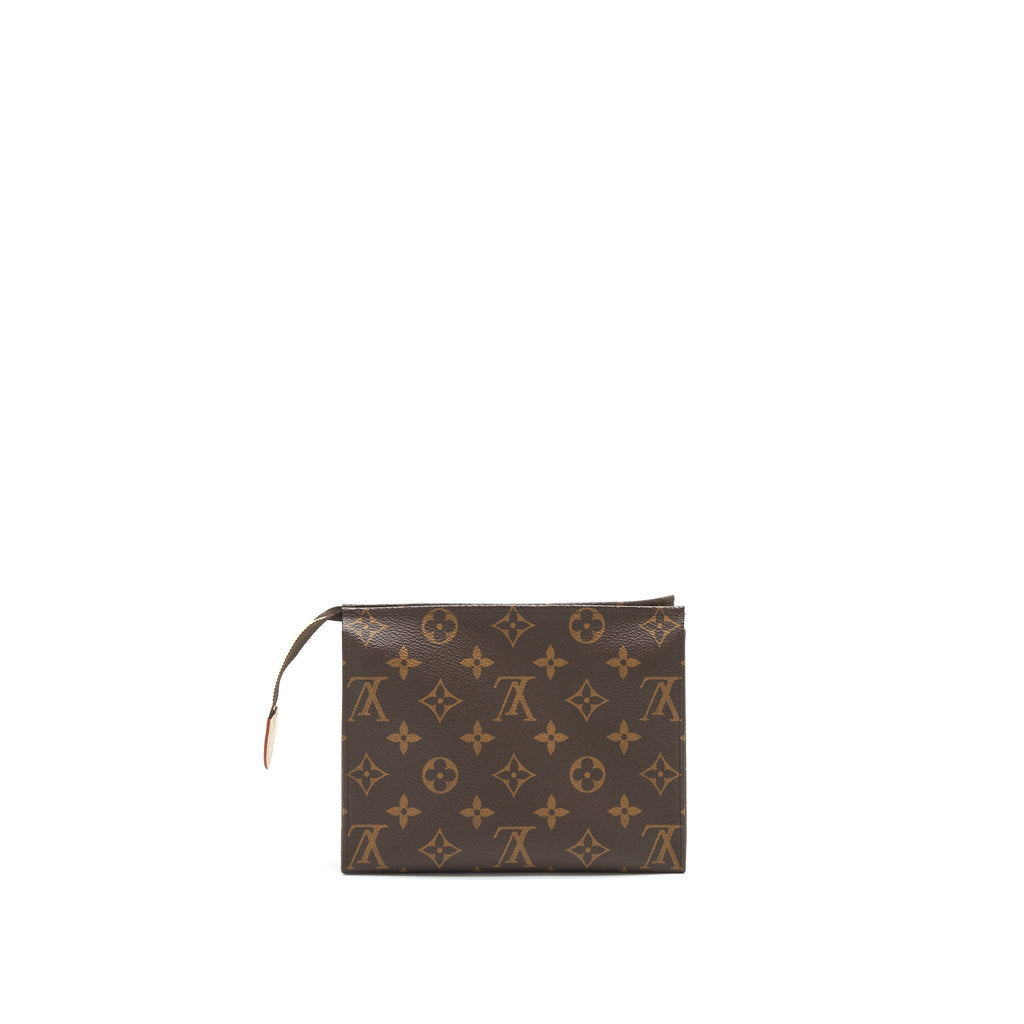 LOUIS VUITTON TOILETRY POCHETTE 19 MONOGRAM CANVAS