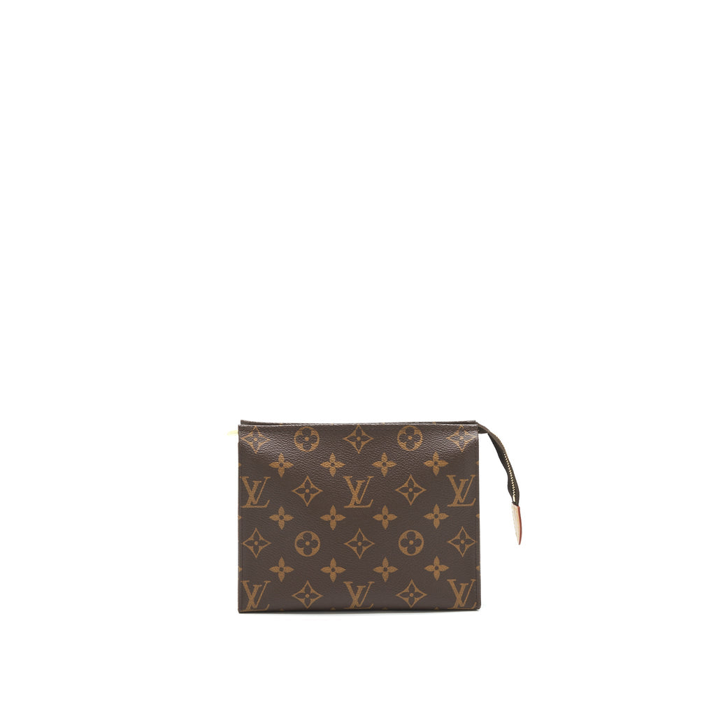 LOUIS VUITTON TOILETRY POCHETTE 19 MONOGRAM CANVAS