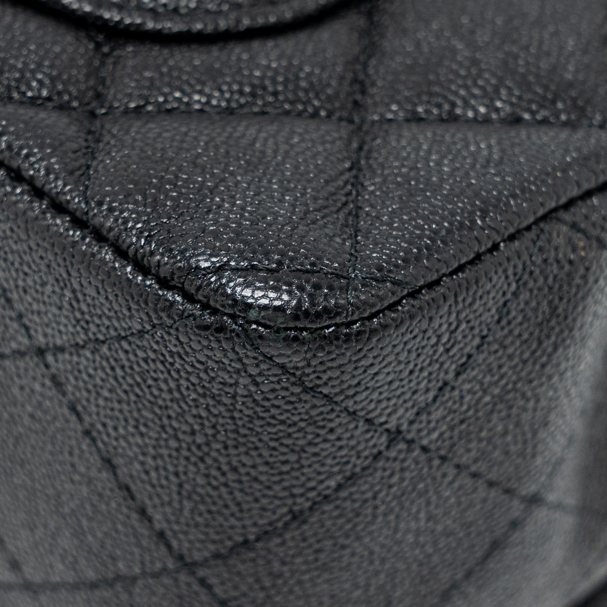 CHANEL TOP HANDLE MINI RECTANGULAR FLAP BAG CAVIAR BLACK GHW