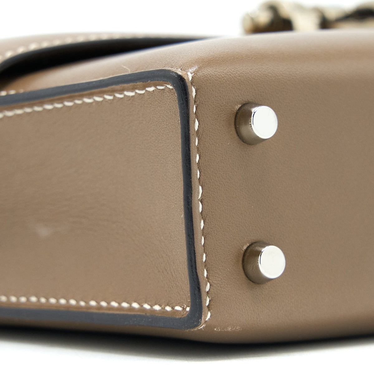 Hermes Mini Verrou Bag tadelakt Etoupe SHW