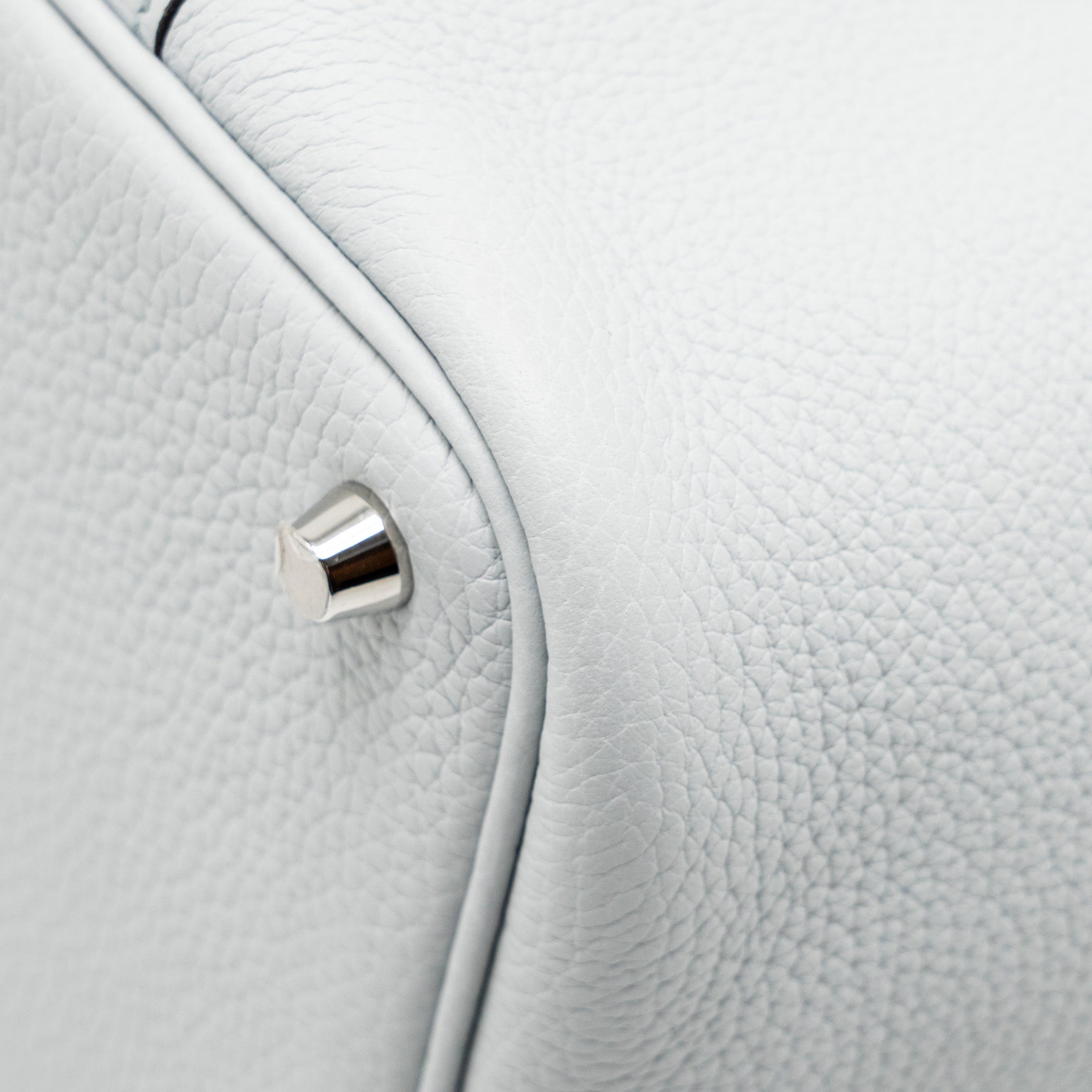 HERMES PICOTIN 18 LOCK BAG CLEMENCE BLEU PALE SHW