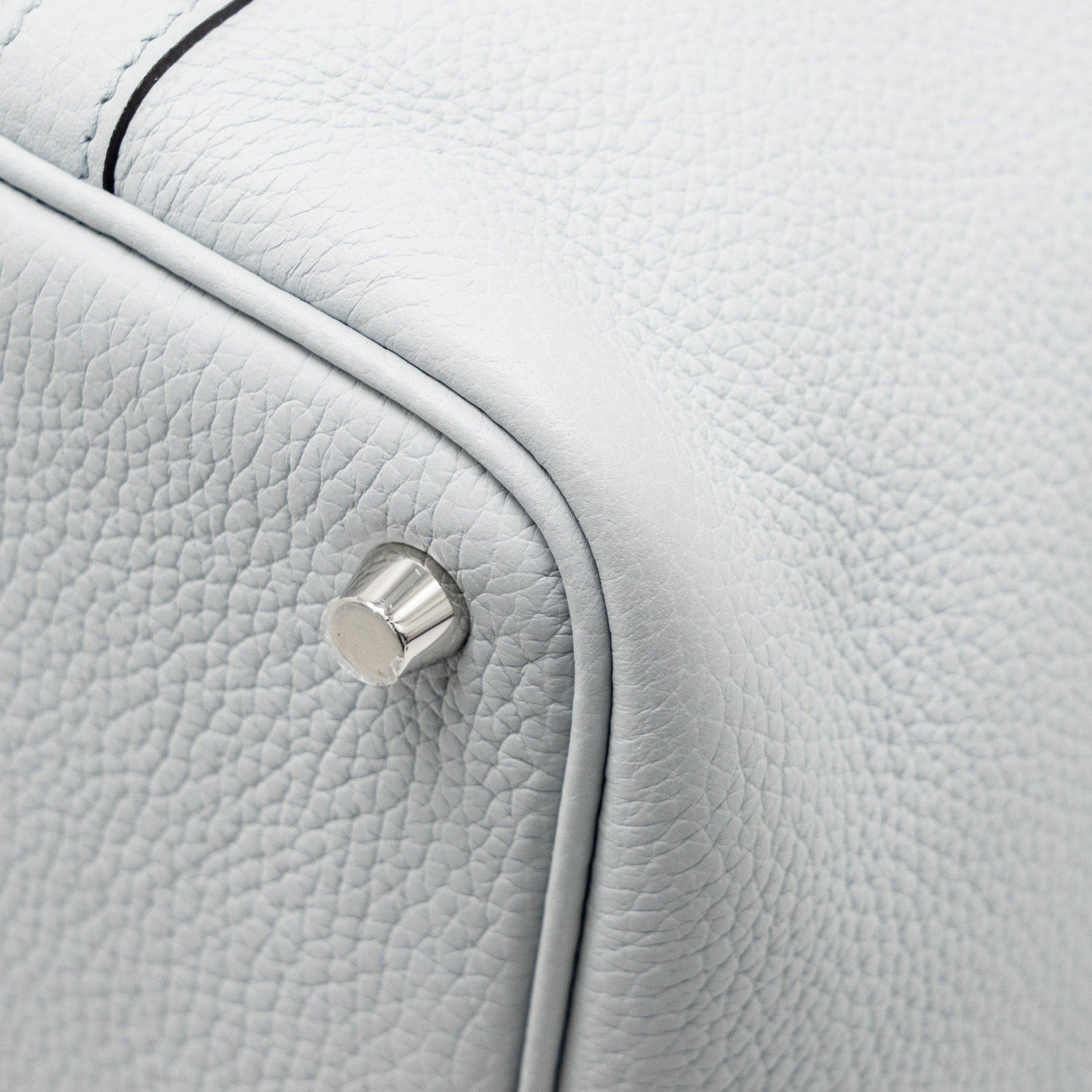 HERMES PICOTIN 18 LOCK BAG CLEMENCE BLEU PALE SHW