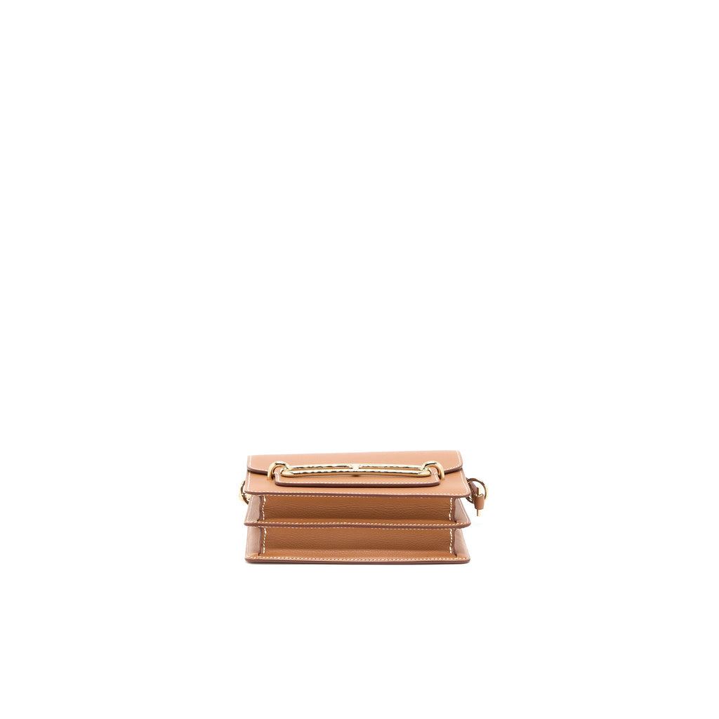 Hermes Mini Roulis Evercolor Gold LGHW