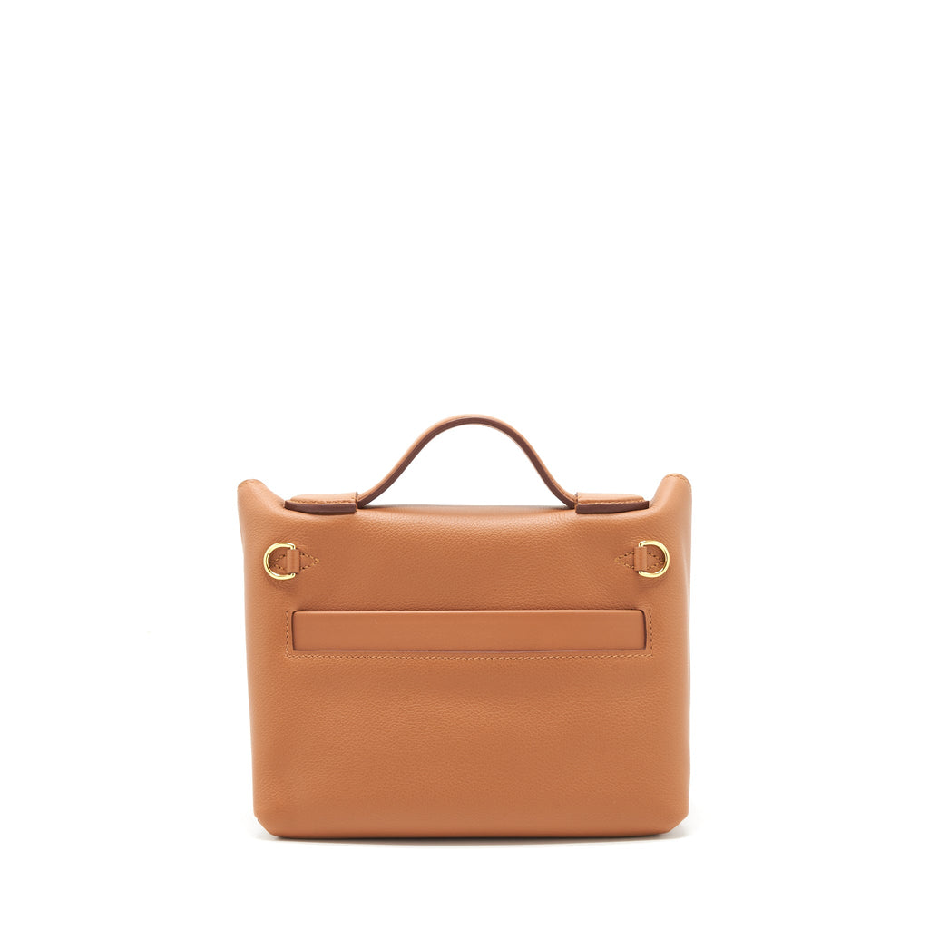 Hermes mini 24/24 -21 Bag Evercolour and Swift leather Gold GHW