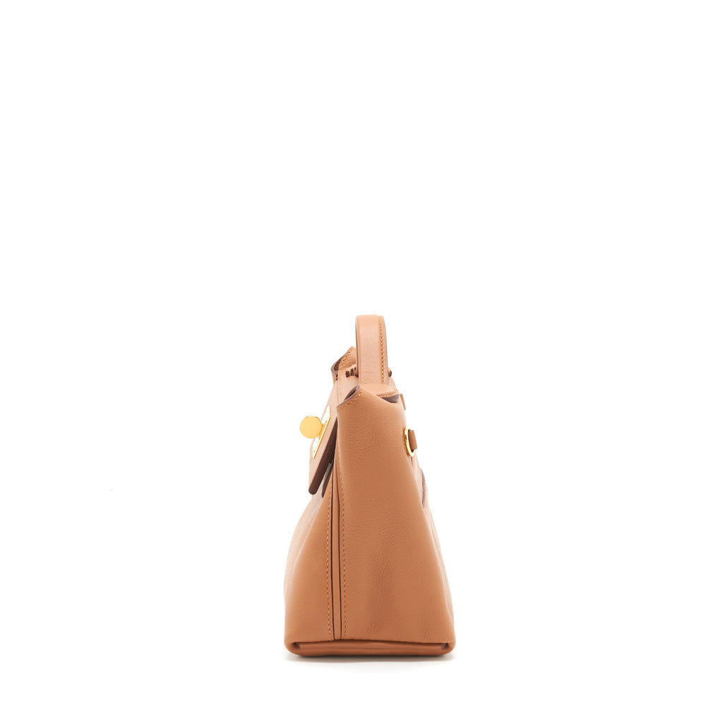 Hermes mini 24/24 -21 Bag Evercolour and Swift leather Gold GHW