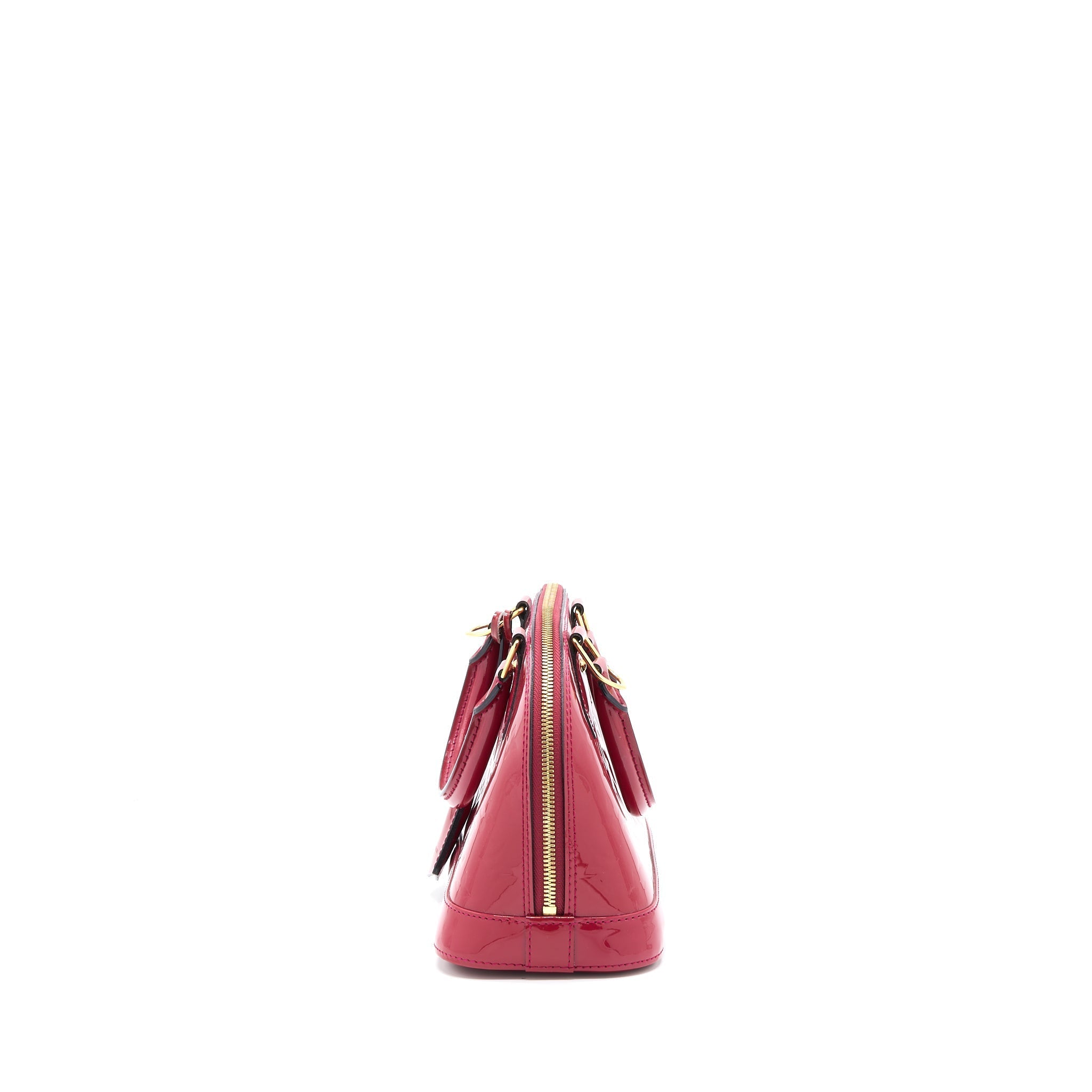 LOUIS VUITTON ALMA BB MONOGRAM VERNICE PINK GHW