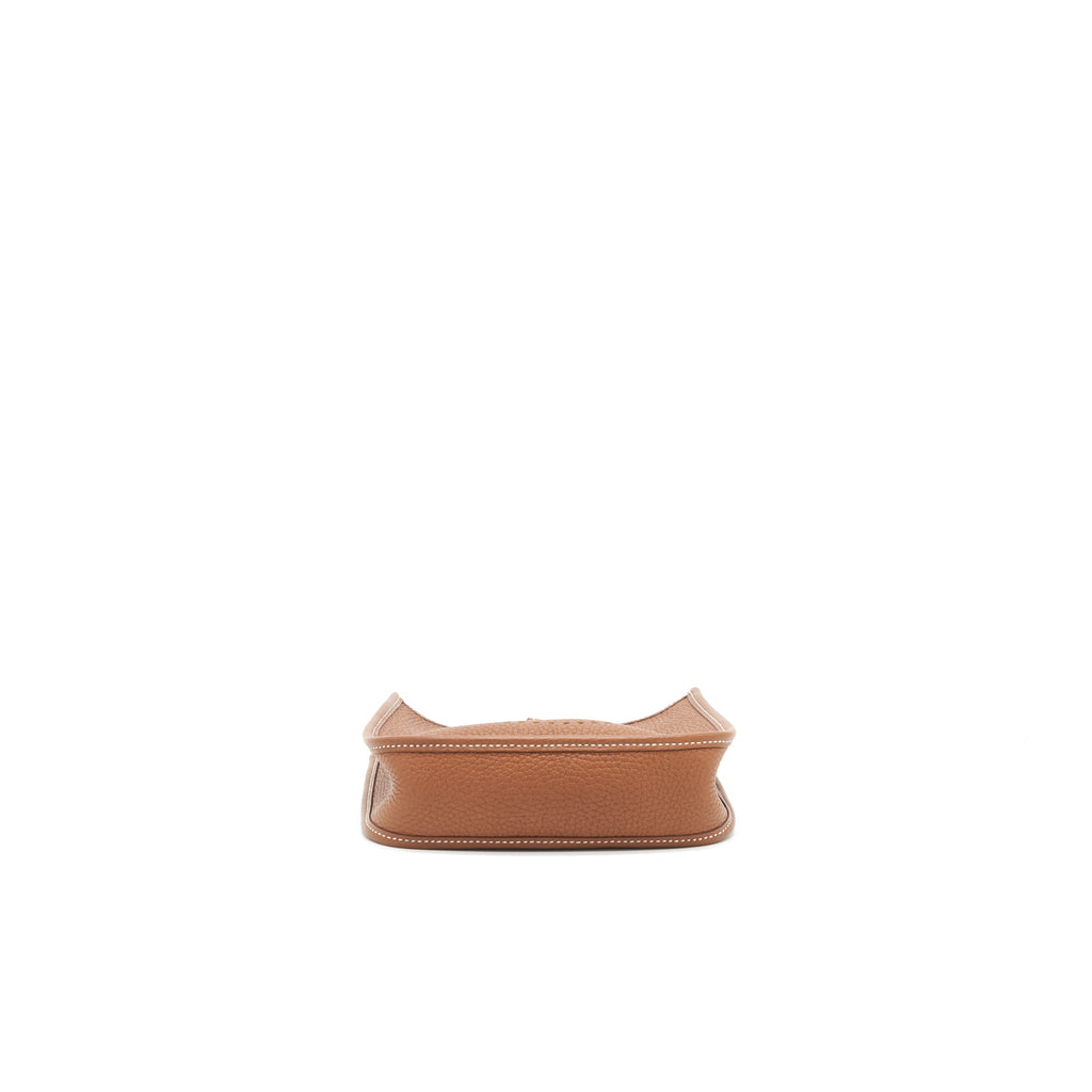 Hermes Mini Evelyne Gold with GHW