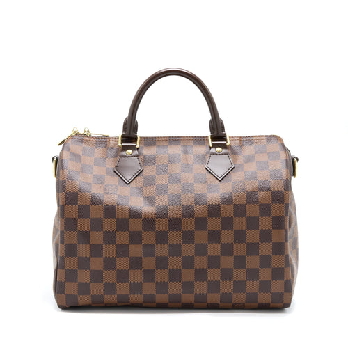 LOUIS VUITTON SPEEDY 30 DAMIER EBENE GHW