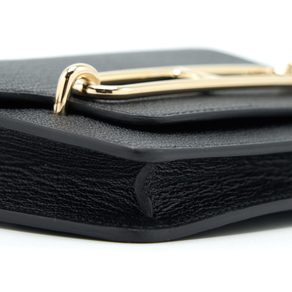 Hermes Roulis Slim Chèvre Mysore Black GHW
