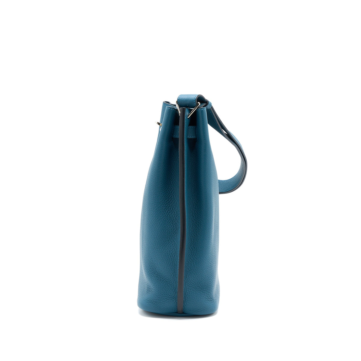 Hermes So Kelly 22 Togo Blue Colvert / Turquoise SHW