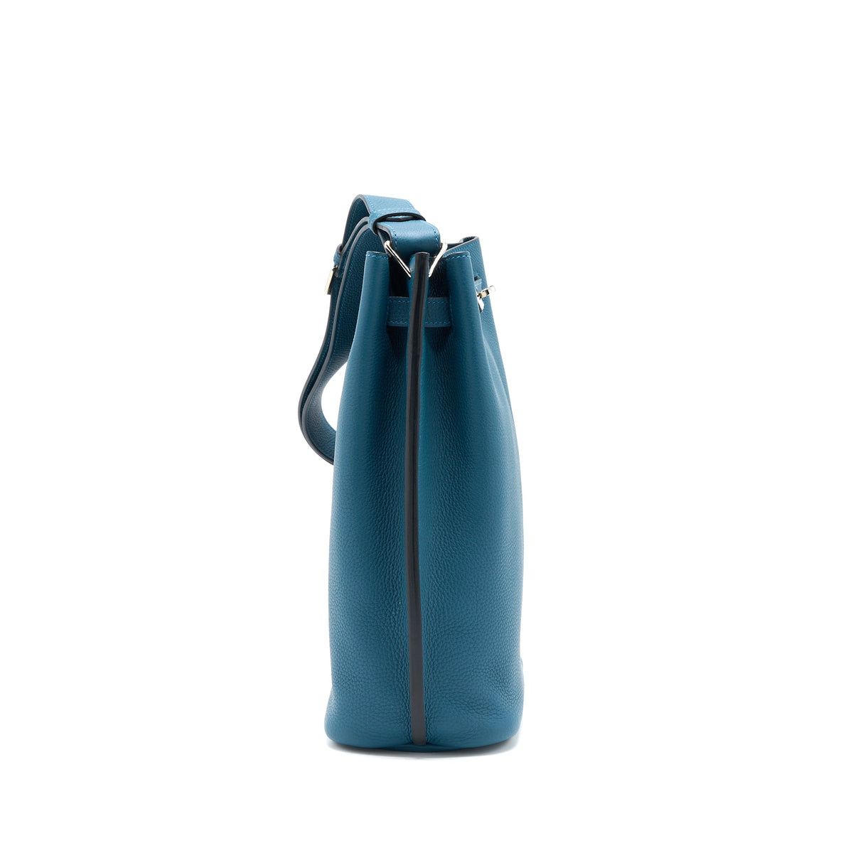 Hermes So Kelly 22 Togo Blue Colvert / Turquoise SHW