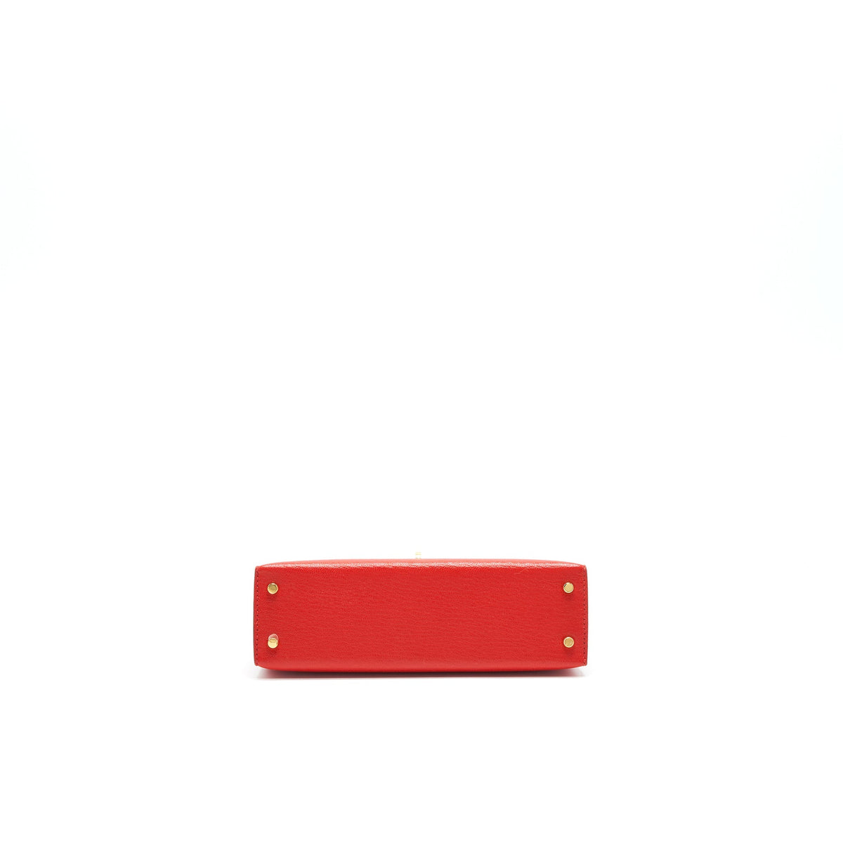 Hermes Mini Kelly Ⅱ Sellier Chevre S3 Rouge De Coeur GHW