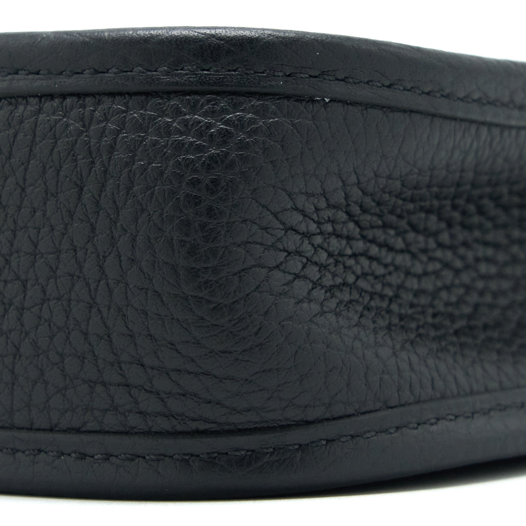 Hermes Mini Evelyne Clemence Black GHW