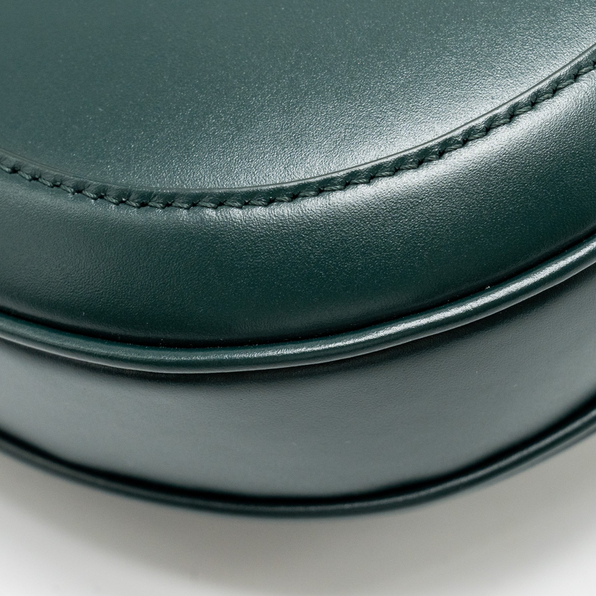 CELINE SMALL BESACE BAG CALFSKIN DARK GREEN GHW