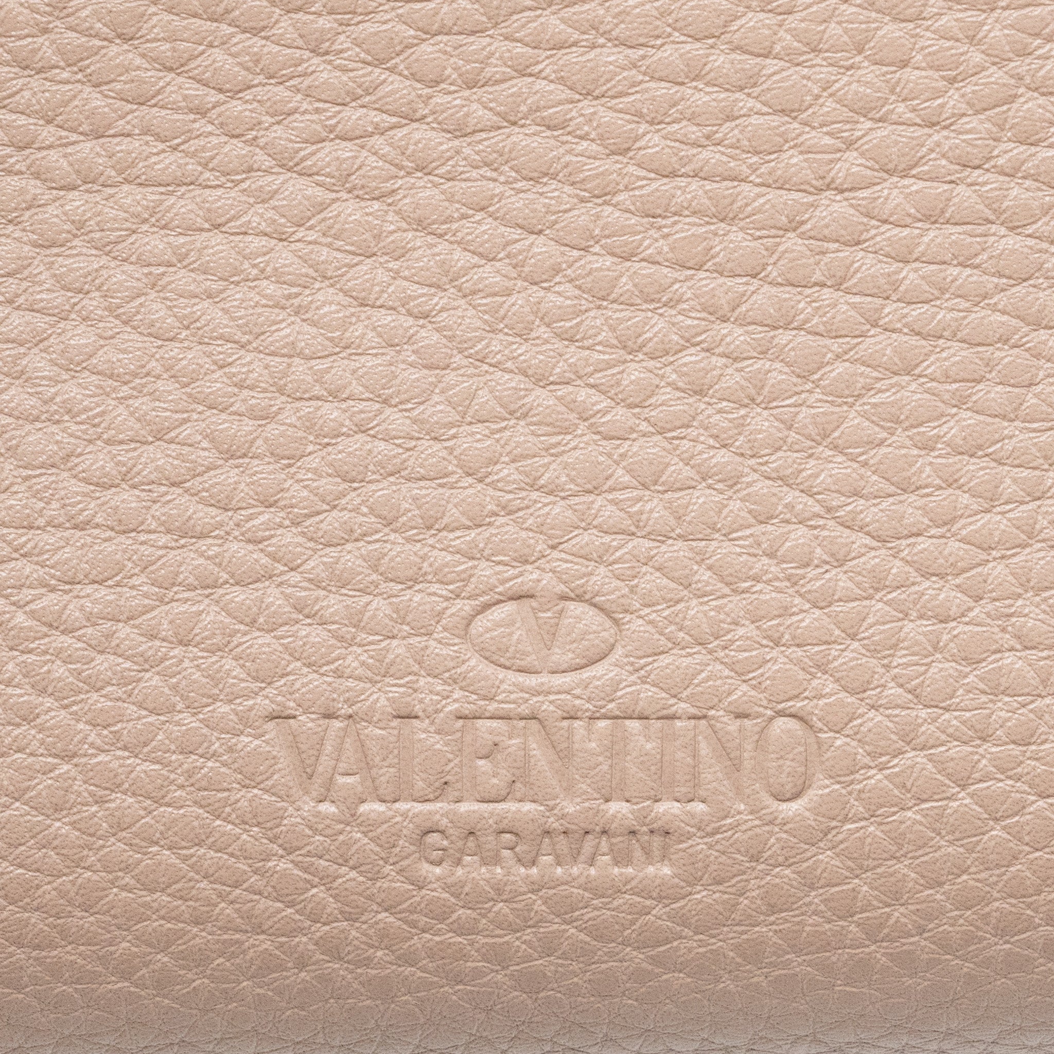 VALENTINO LARGE ROCKSTUD TOTE CALFSKIN PALE PINK LGHW