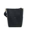 CELINE SANGLE BUCKET BAG BLACK WITH GHW
