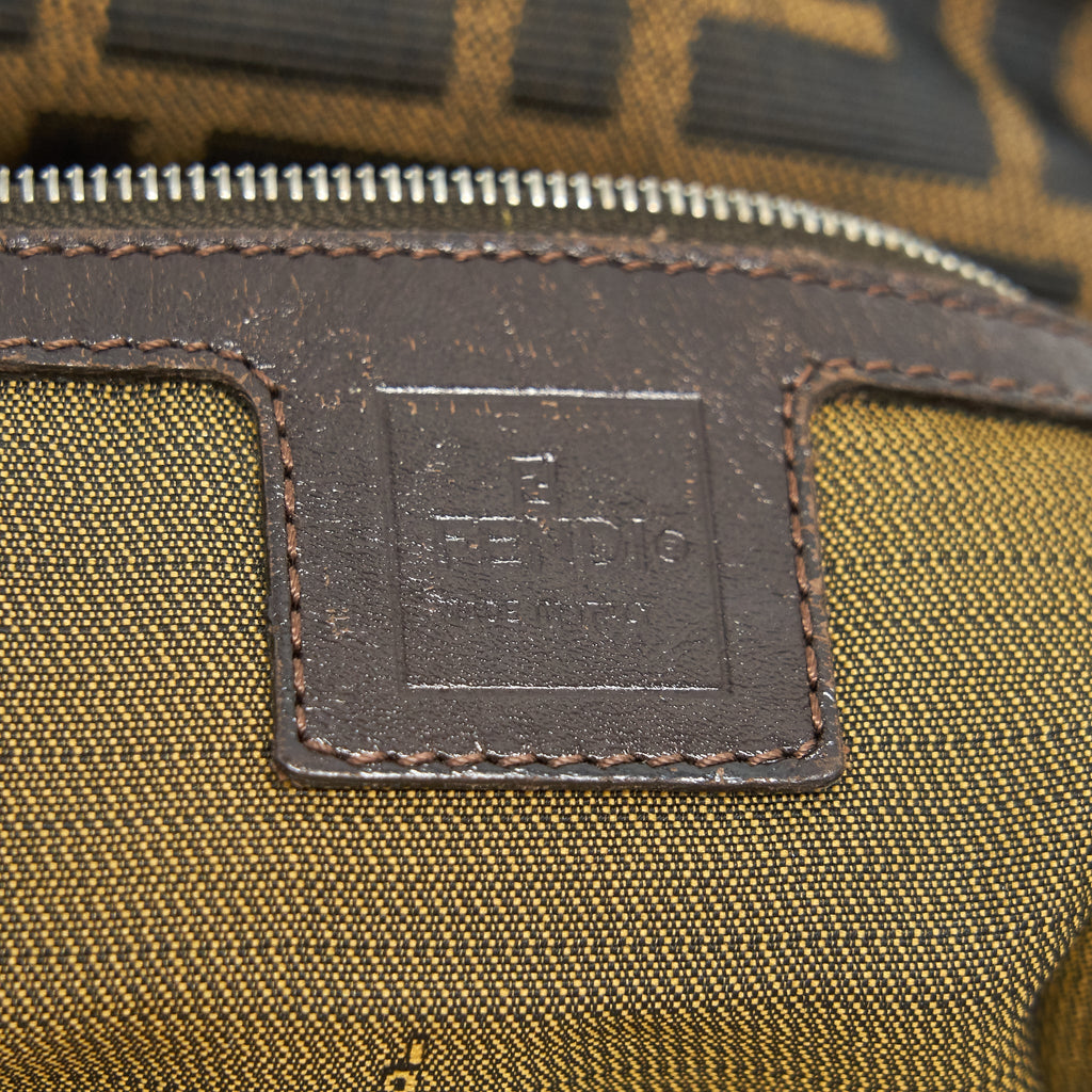 FENDI VINTAGE ZUCCA MAMMA BAGUETTE BAG