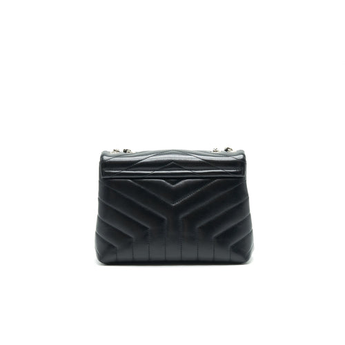 SAINT LAURENT SMALL LOULOU BAG BLACK SHW