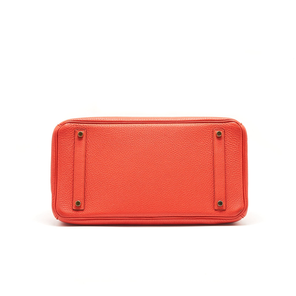 HERMES BIRKIN 35 9T CAPUCINE GHW TOGO LEATHER