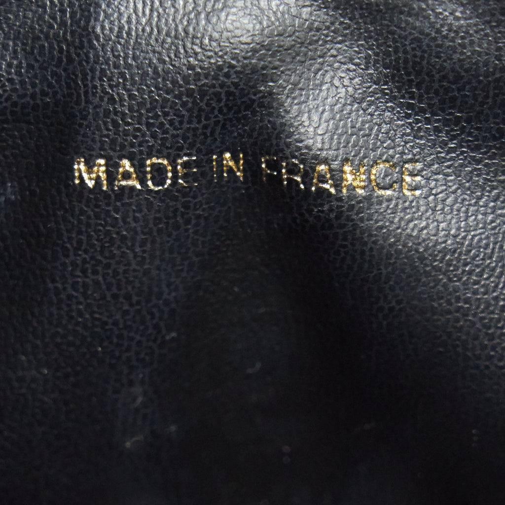 CHANEL VINTAGE VANITY CASE CAVIAR BLACK GHW