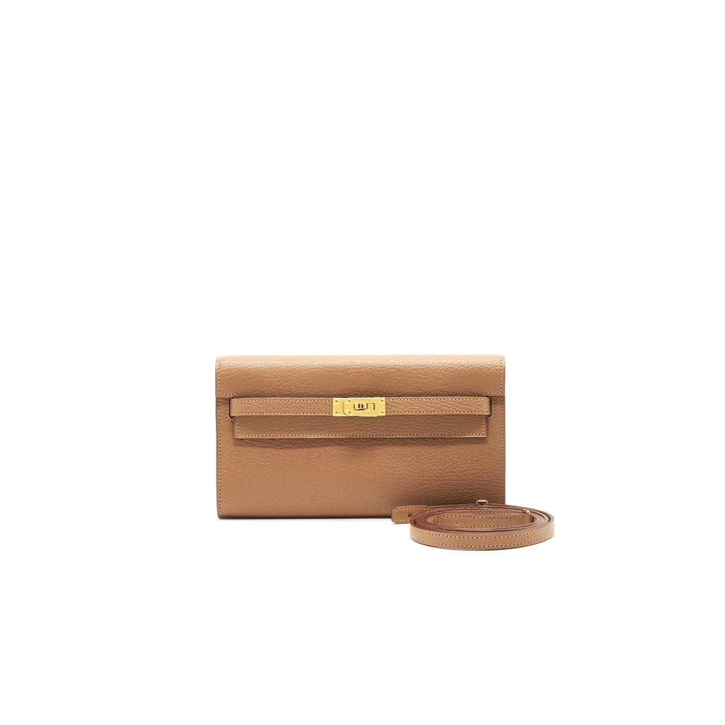 Hermes Kelly To Go Chevre Mysore 2J Quebracho GHW