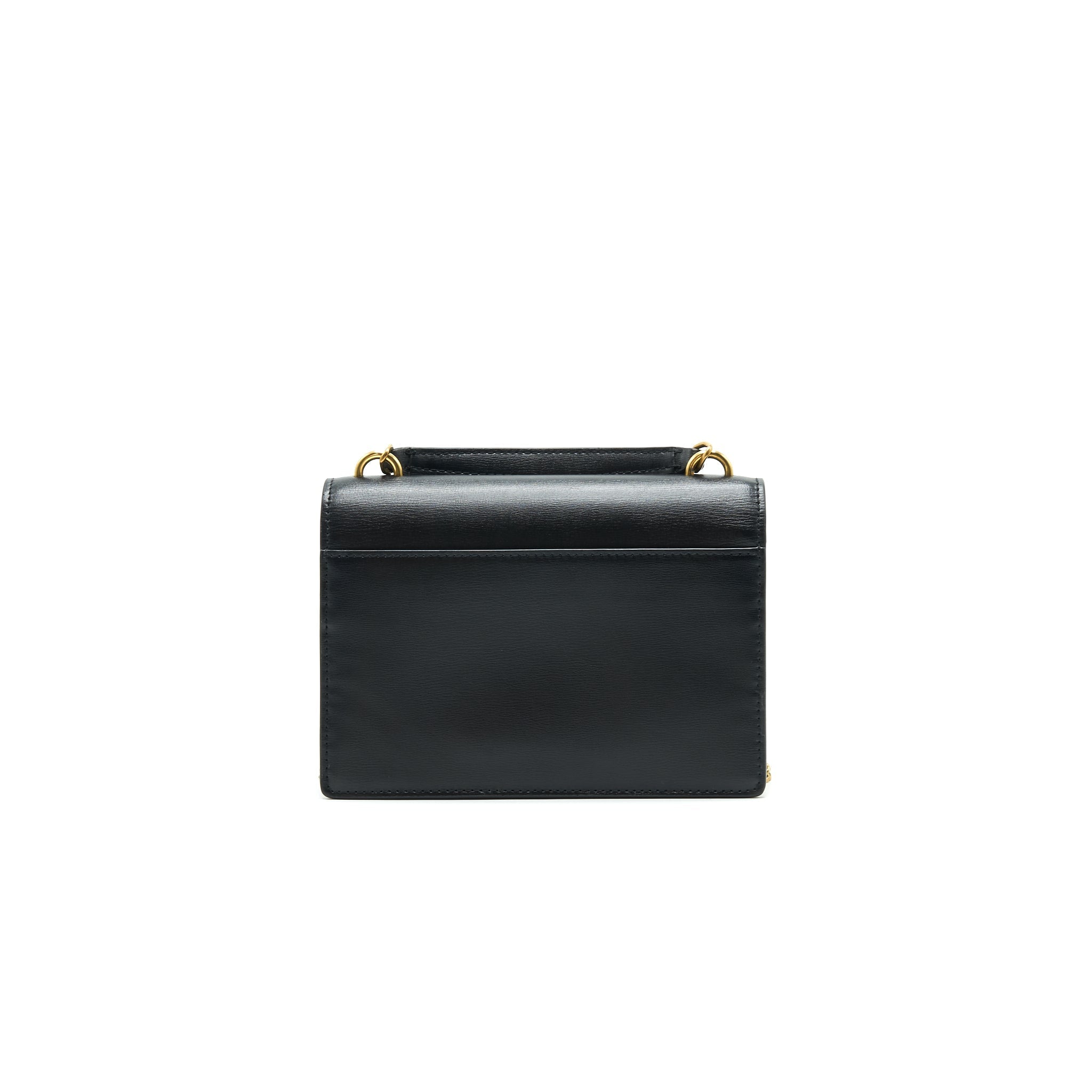 SAINT LAURENT SUNSET CHAIN WALLET BLACK GHW