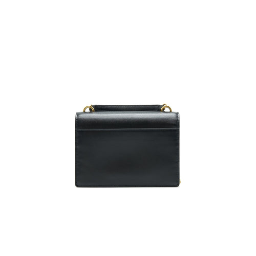 SAINT LAURENT SUNSET CHAIN WALLET BLACK GHW