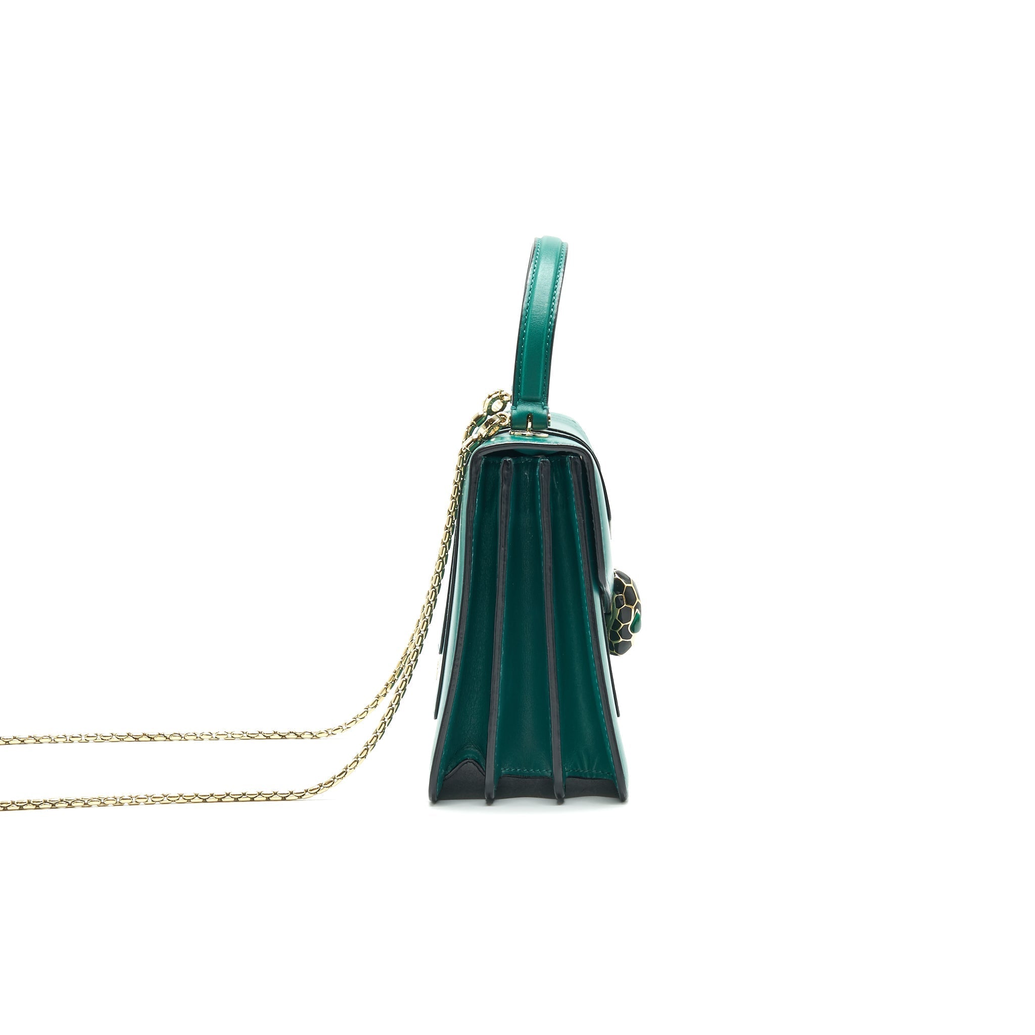 BVLGARI SERPENTI FOREVER CROSSBODY BAG GREEN