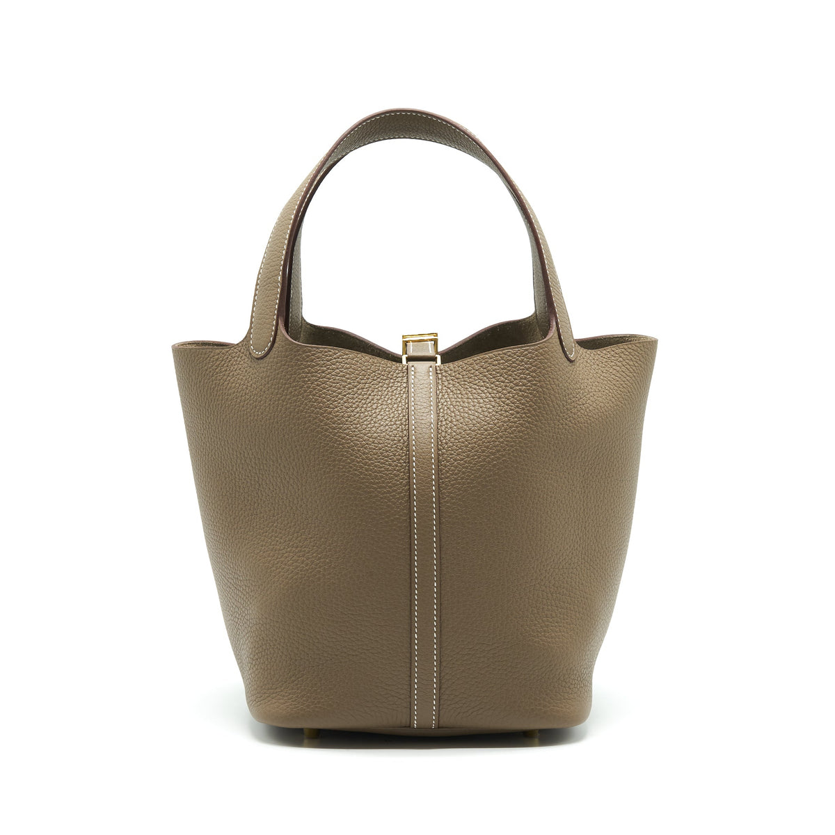 Hermes Picotin 22 Lock Bag Etoupe GHW Year2021