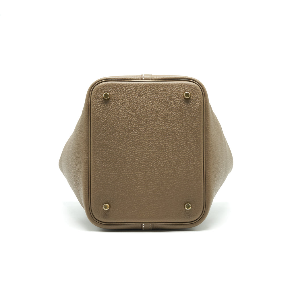 Hermes Picotin 22 Lock Bag Etoupe GHW Year2021