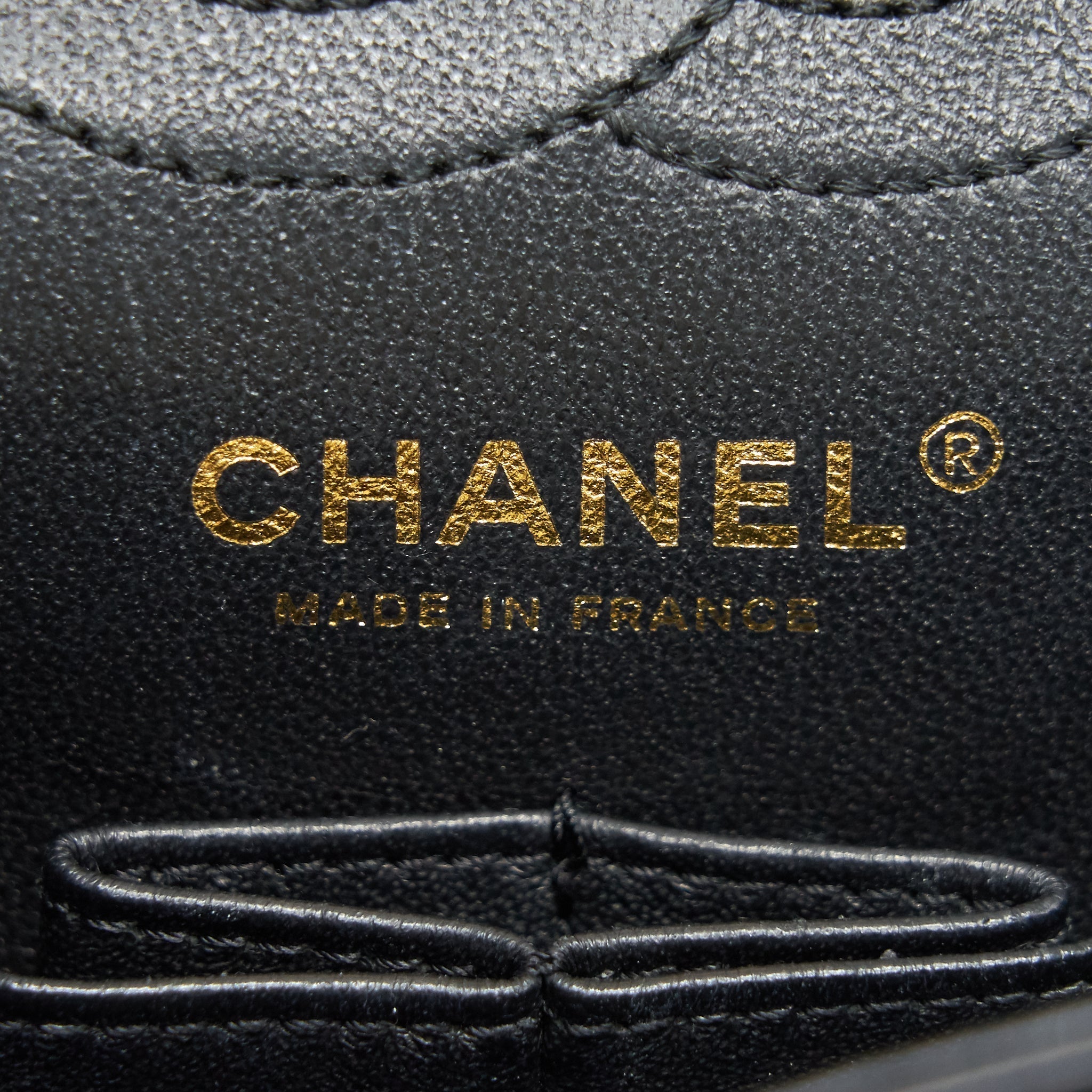 CHANEL SMALL 2.55 HANDBAG BLACK GHW SERIAL 23