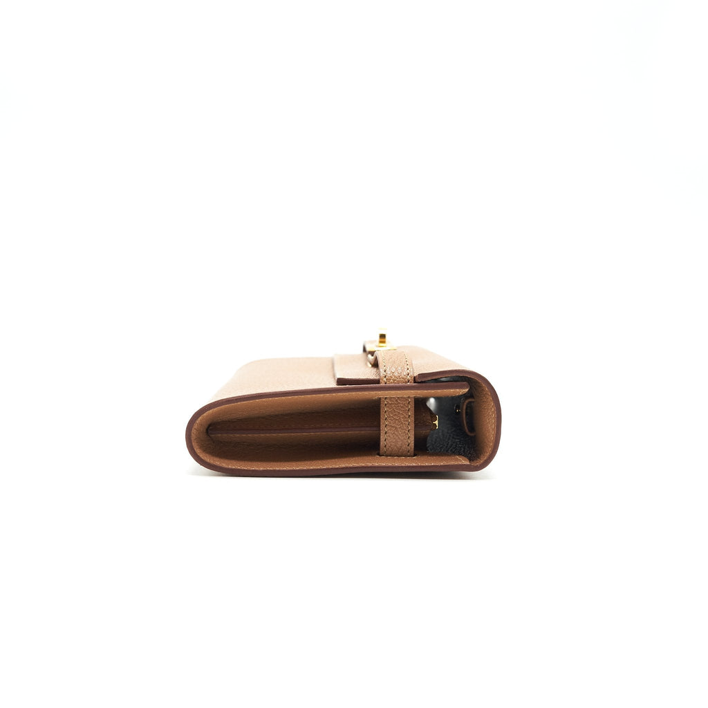 Hermes Kelly To Go Chevre Mysore 2J Quebracho GHW