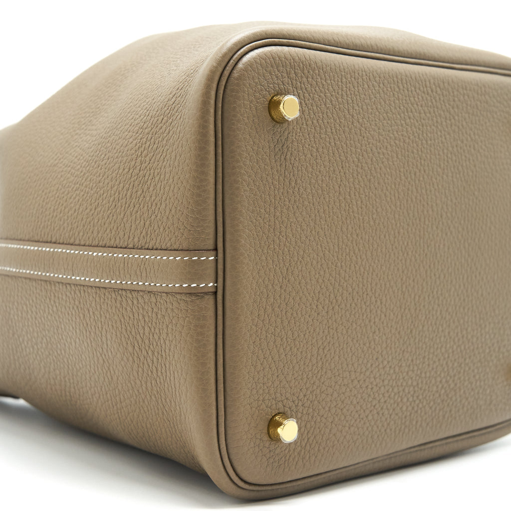 Hermes Picotin 22 Lock Bag Etoupe GHW Year2021