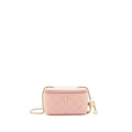 CHANEL 21B PEARL CRUSH LONG VANITY WITH CHAIN DARK PINK GHW