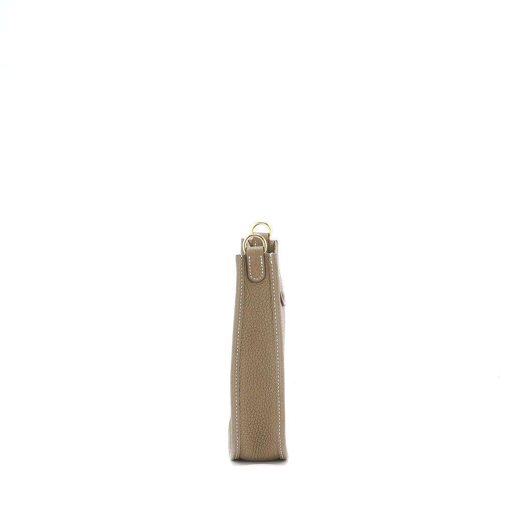 Hermes mini Evelyne 16 Etoupe GHW